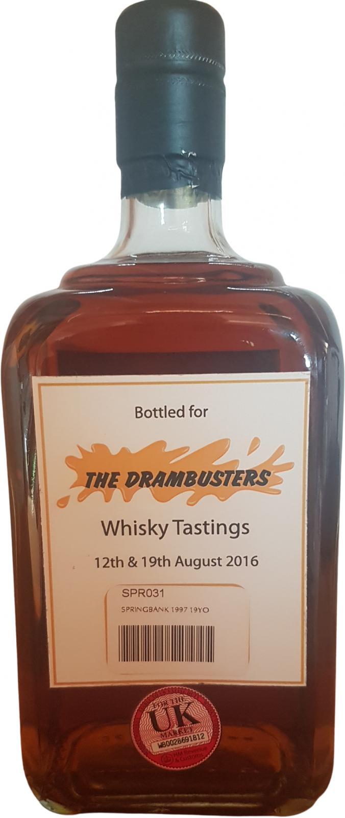 Springbank 1997 CA Warehouse Tasting