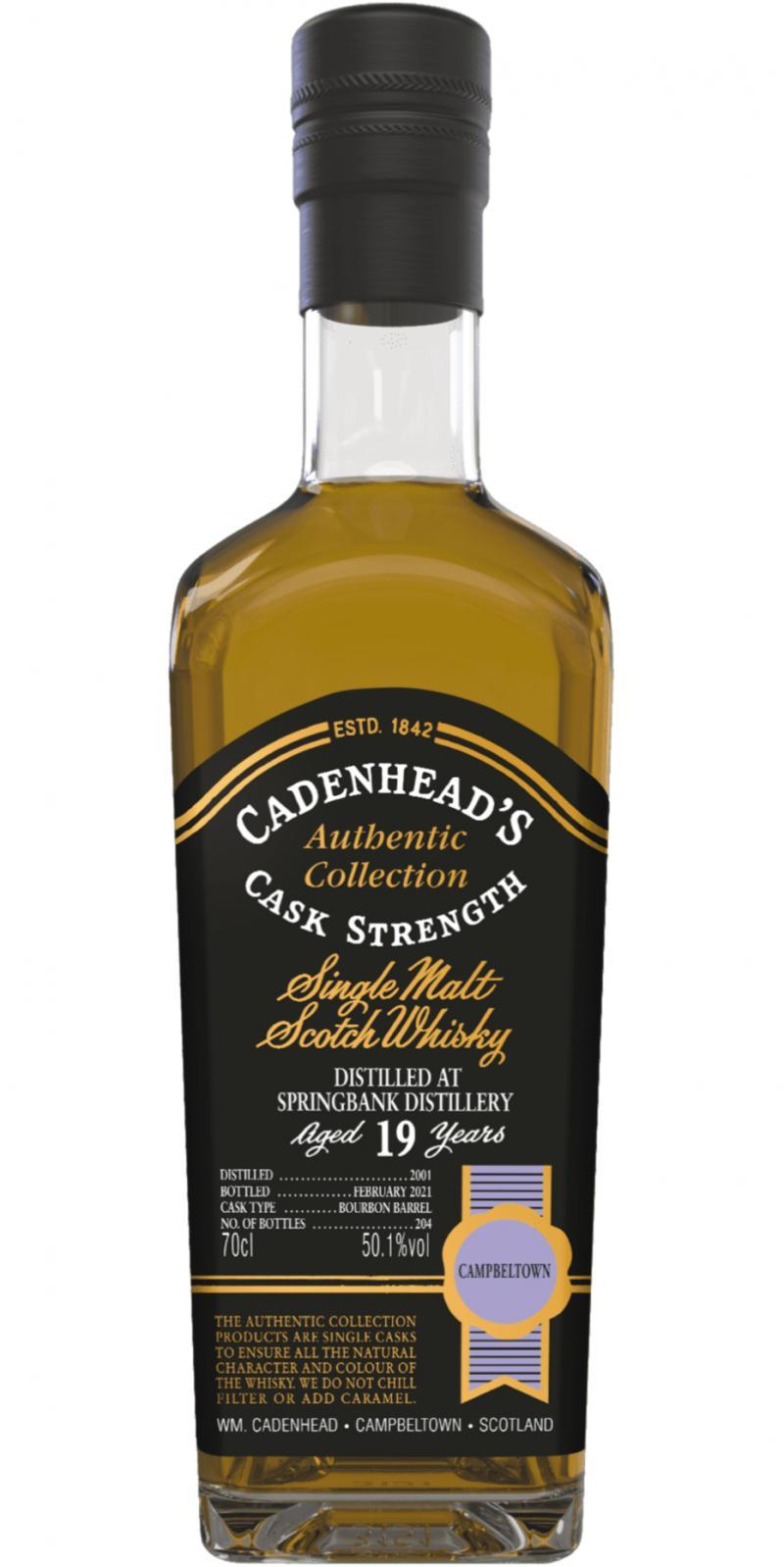 Springbank 2001 CA Authentic Collection - Tasting Tour of Scotland