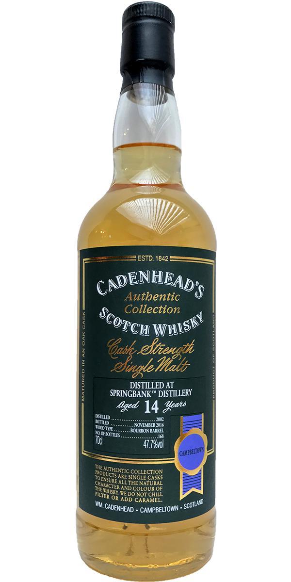 Springbank 2002 CA Authentic Collection