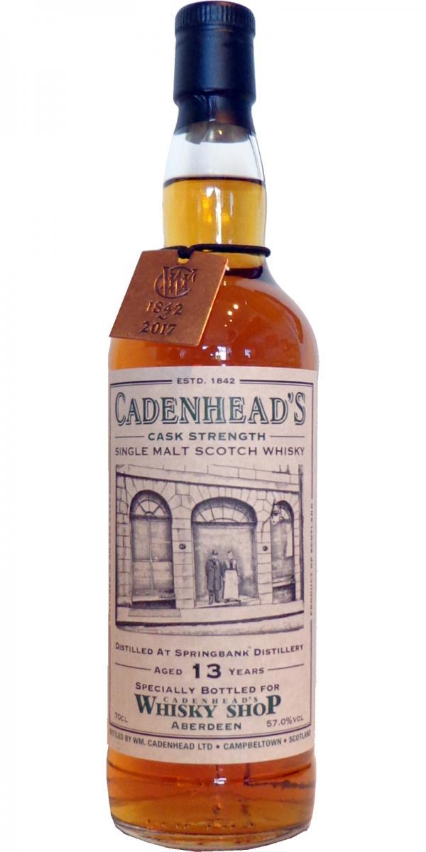 Springbank 2003 CA Cadenhead's 175th Anniversary