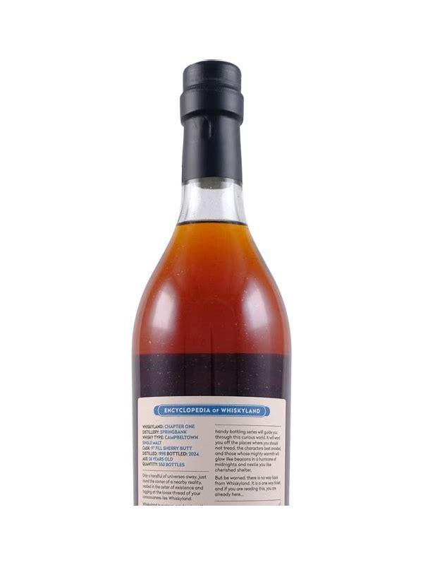 Springbank 1998 DeDr Whiskyland - Chapter One