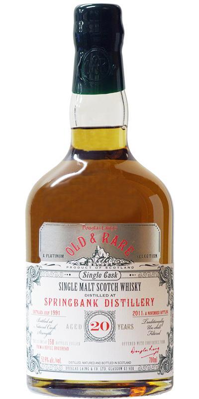 Springbank 1991 DL Old & Rare - The Platinum Selection