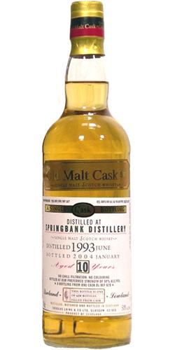 Springbank 1993 DL The Old Malt Cask