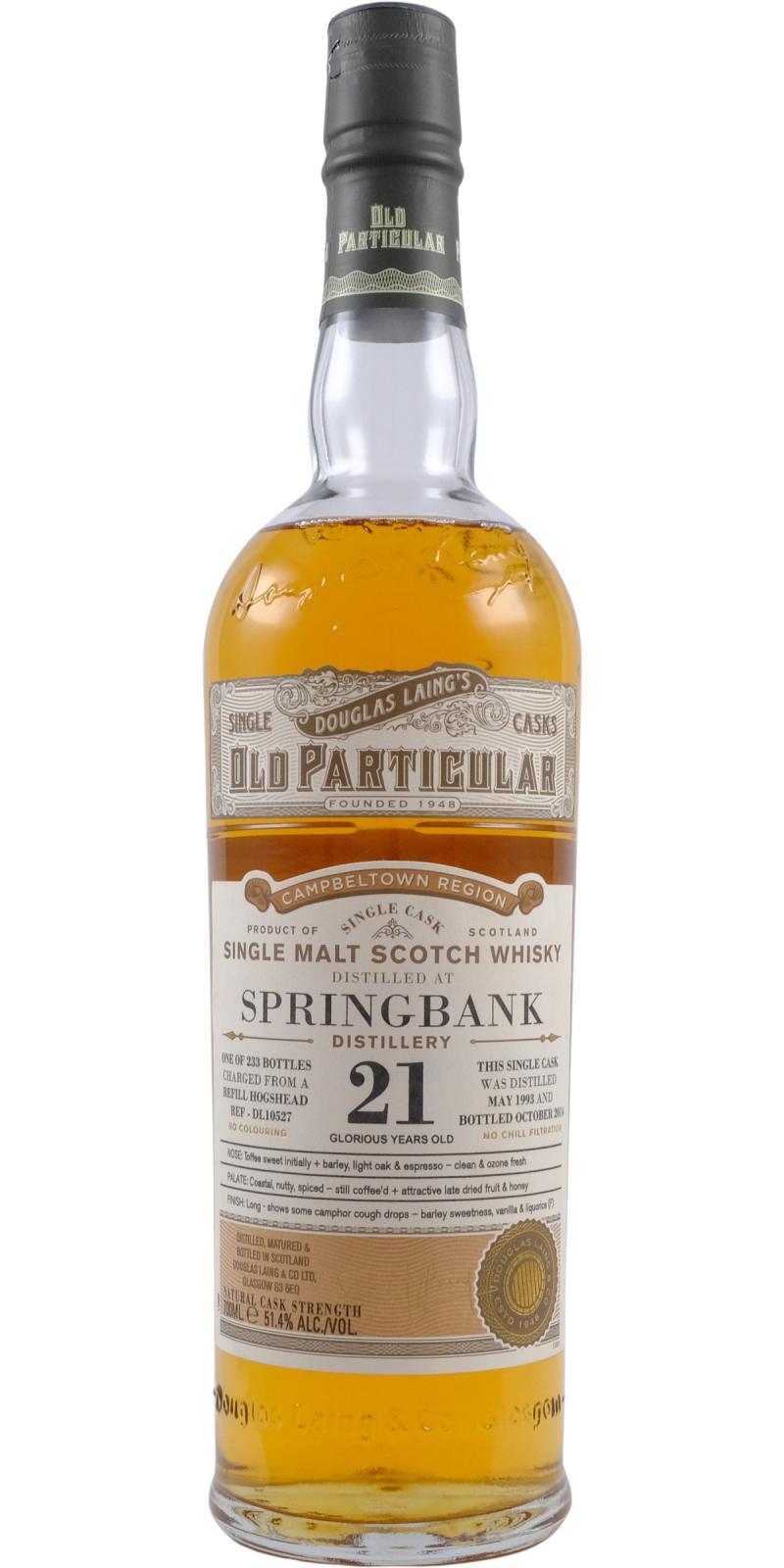 Springbank 1993 DL Old Particular