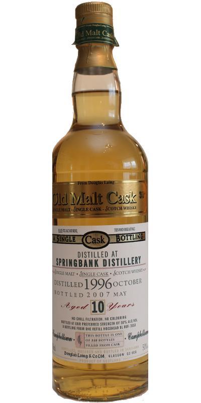 Springbank 1996 DL The Old Malt Cask