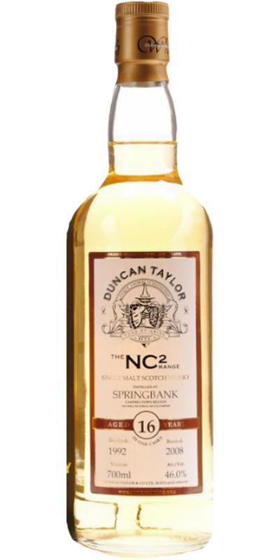 Springbank 1992 DT NC² Range