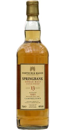 Springbank 1991 F&M