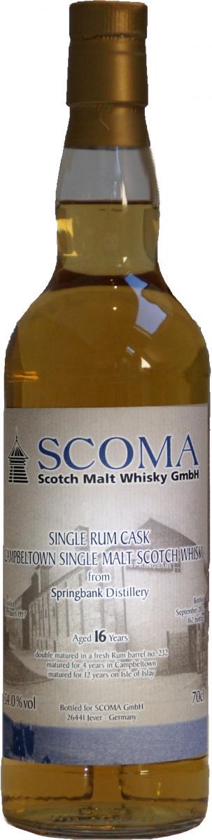 Springbank 1997 Gs Single Rum Cask
