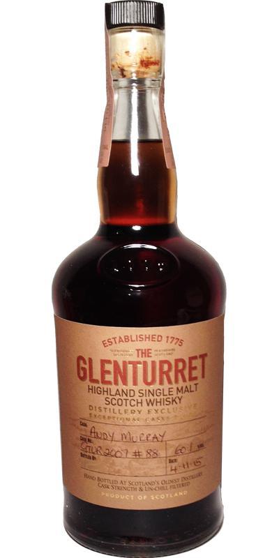 Glenturret Distillery Exclusive - Exceptional Casks Range  Andy Murray