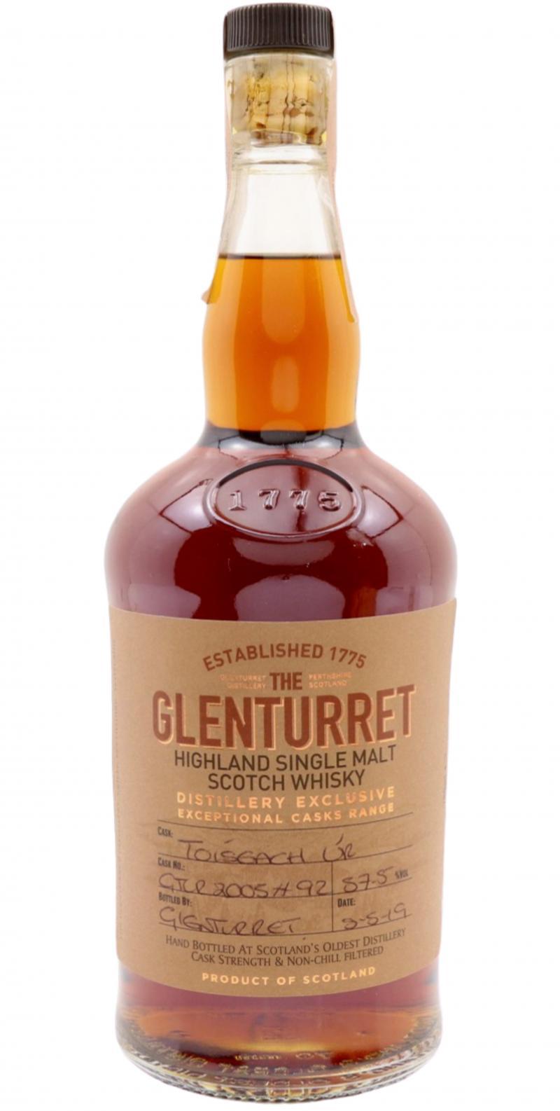 Glenturret Distillery Exclusive - Exceptional Casks Range  Toiseachadh Ur