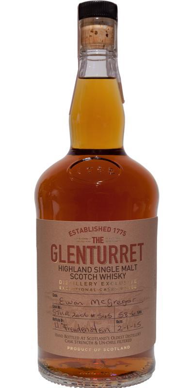 Glenturret Distillery Exclusive - Exceptional Casks Range  Ewan McGregor