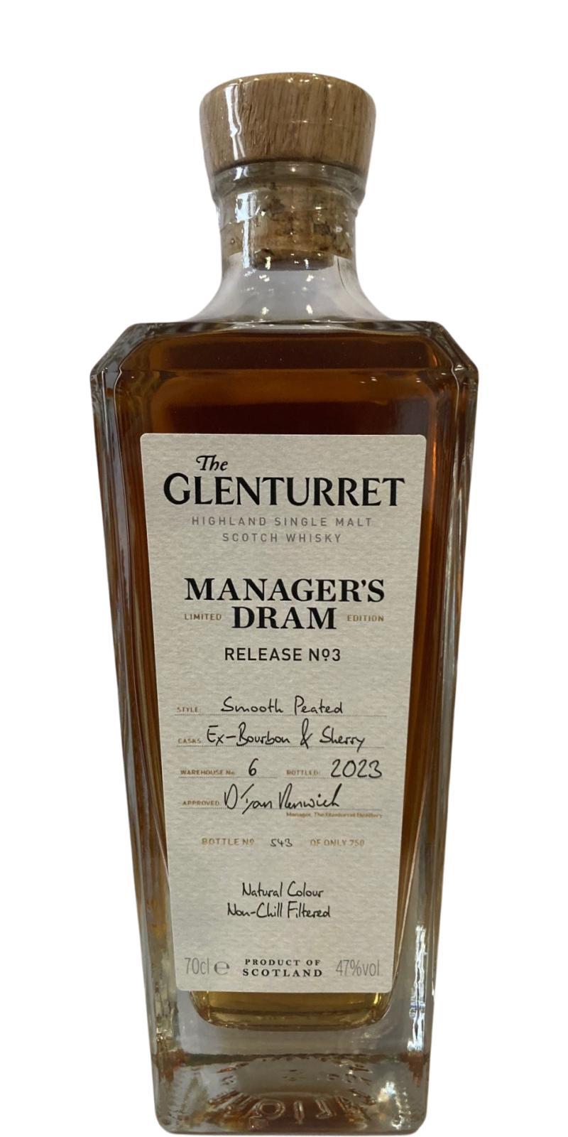 Glenturret Manager's Dram  Release No. 3