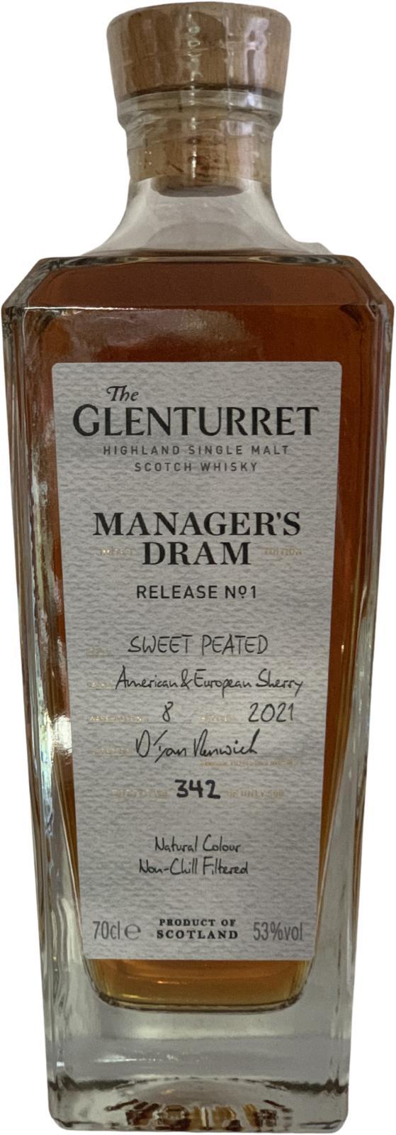 Glenturret Manager's Dram  Release No. 1