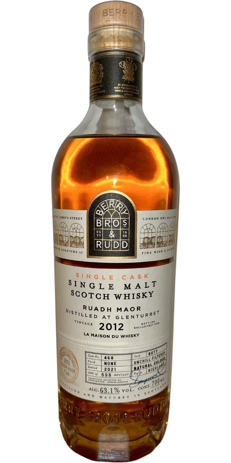 Ruadh Maor 2012 BR  Single Cask