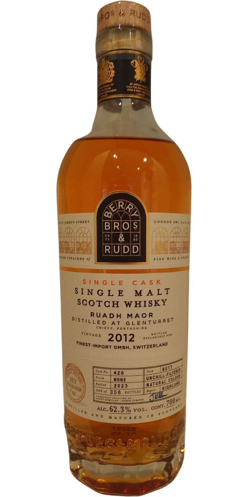Ruadh Maor 2012 BR  Single Cask