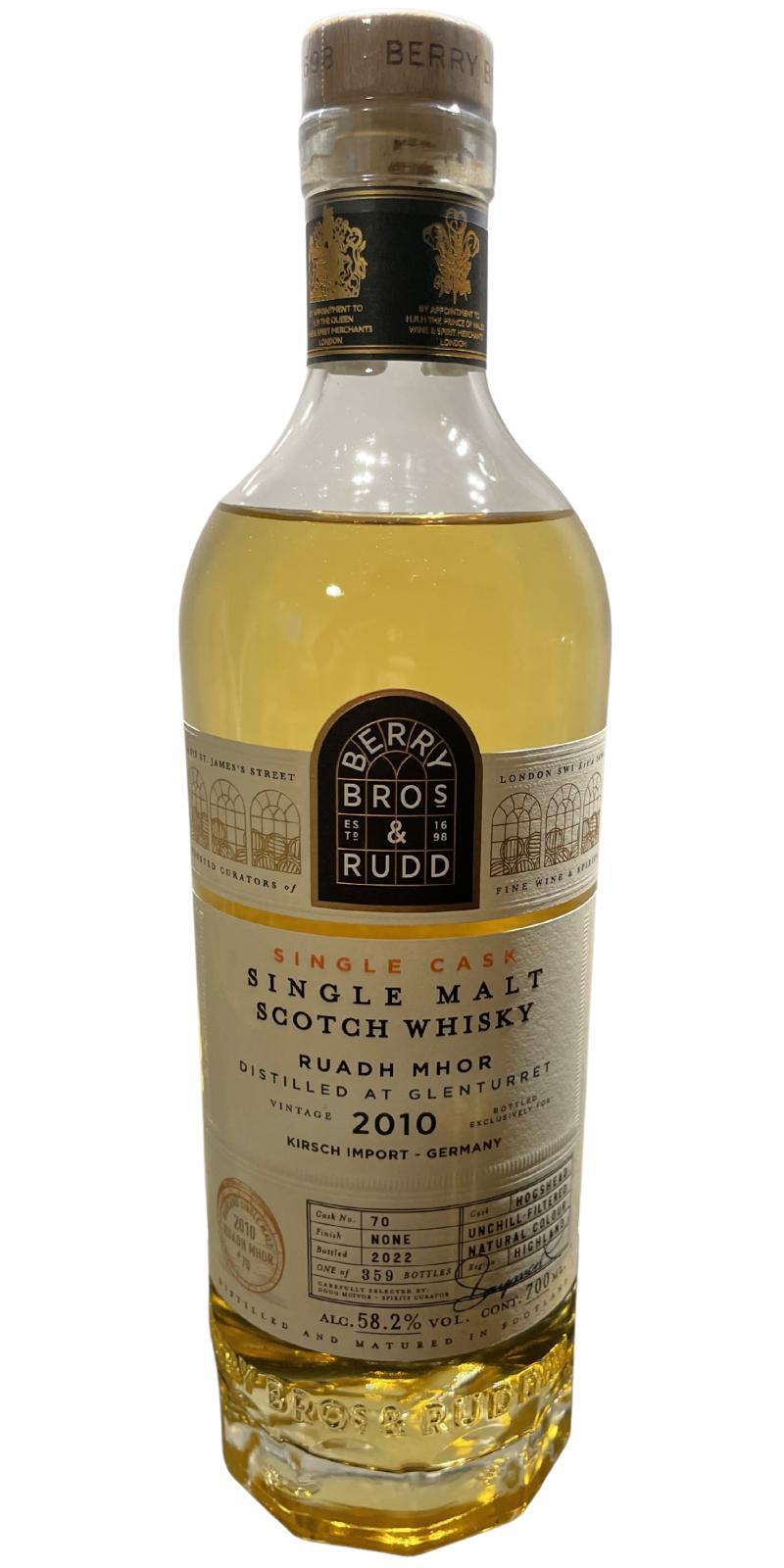 Ruadh Mhor 2010 BR  Single Cask