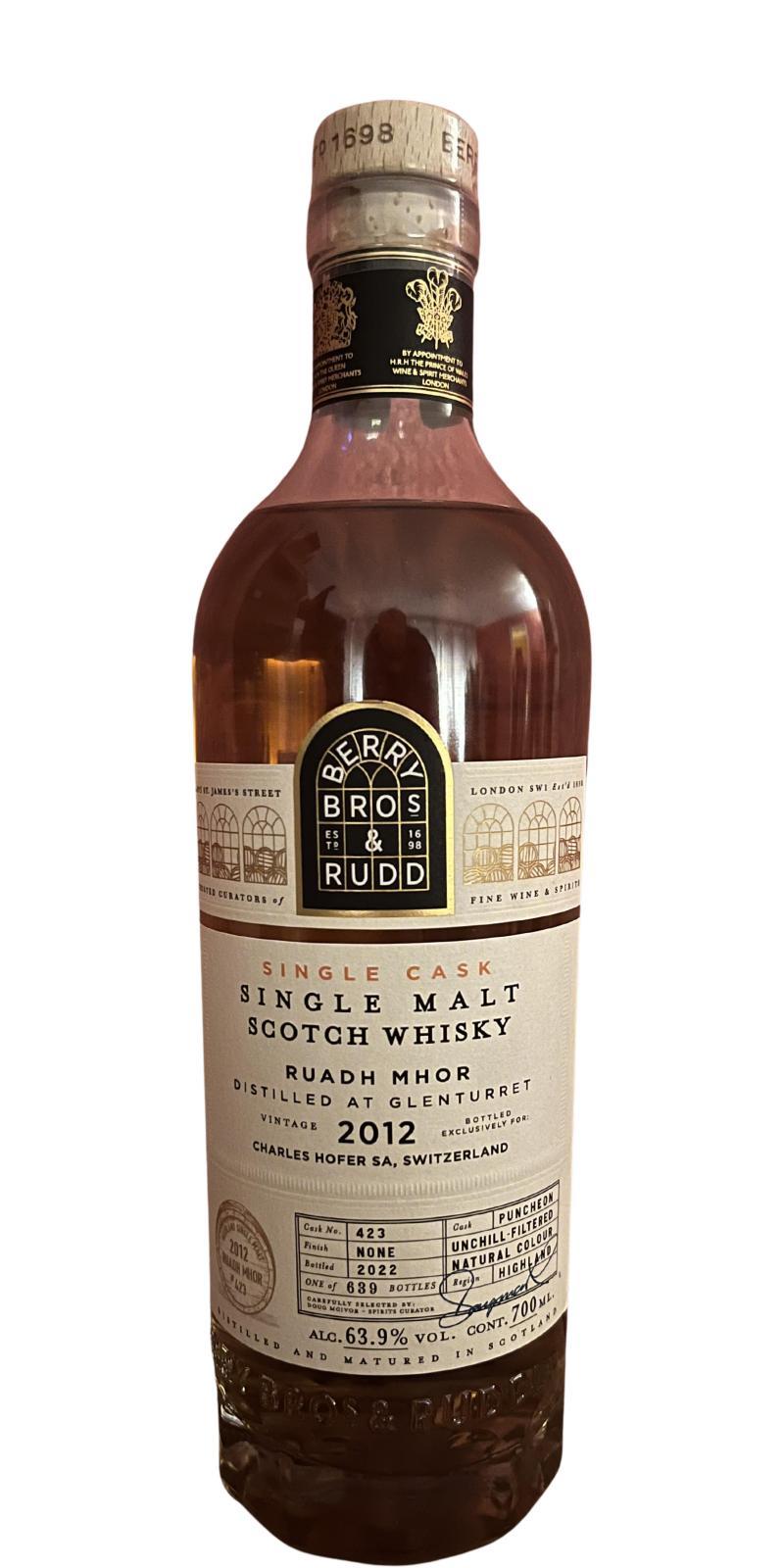 Ruadh Mhor 2012 BR  Single Cask