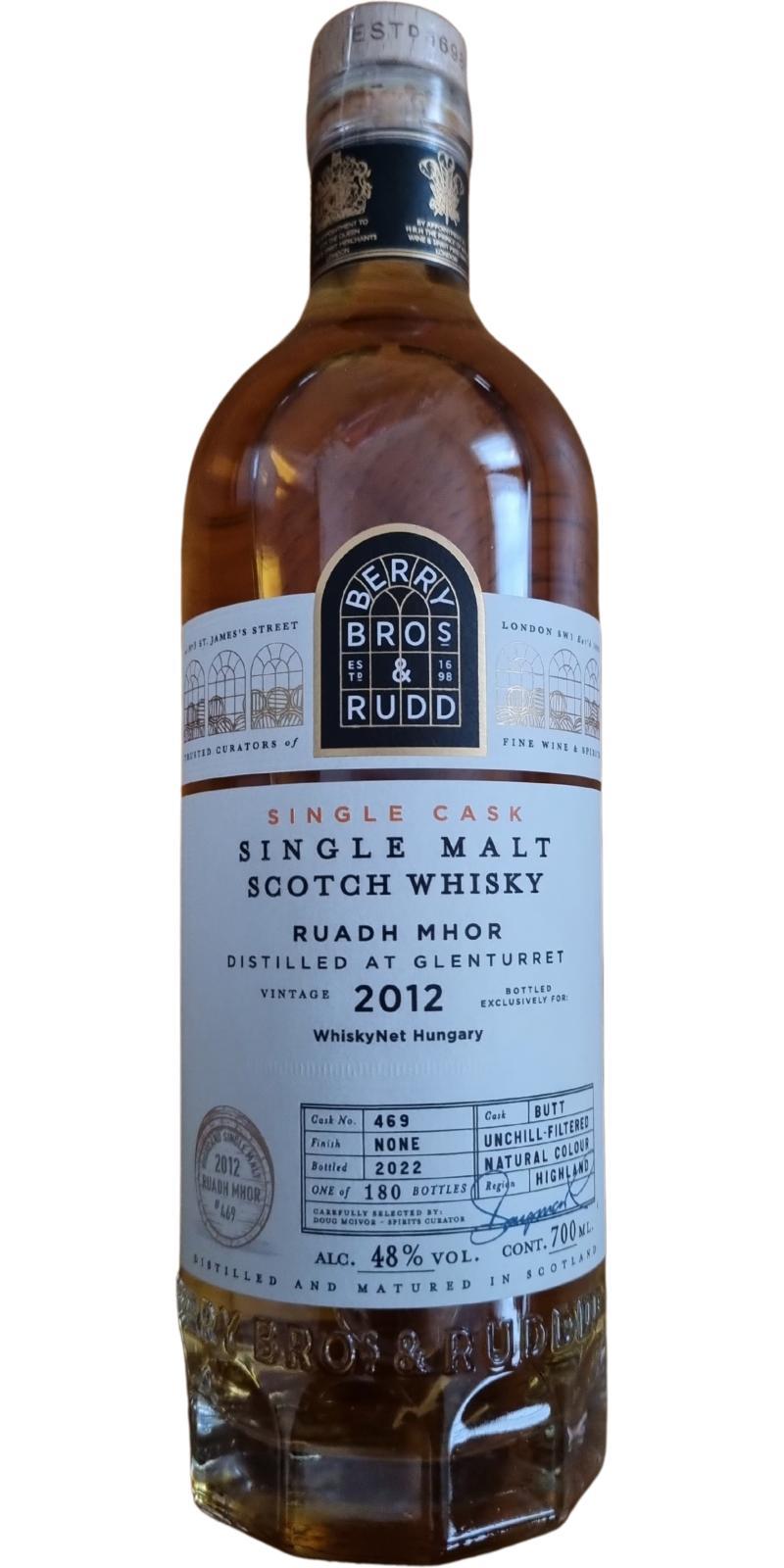 Ruadh Mhor 2012 BR  Single Cask