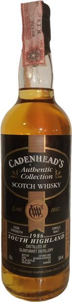 Glenturret 1986 CA  Authentic Collection