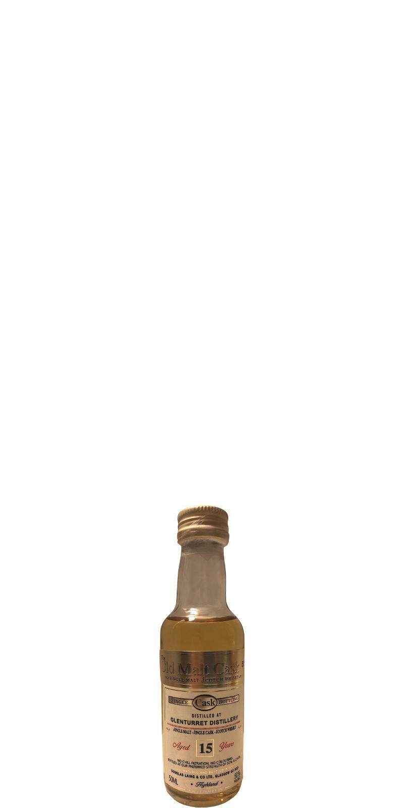 Glenturret 15-year-old DL  The Old Malt Cask - Miniature