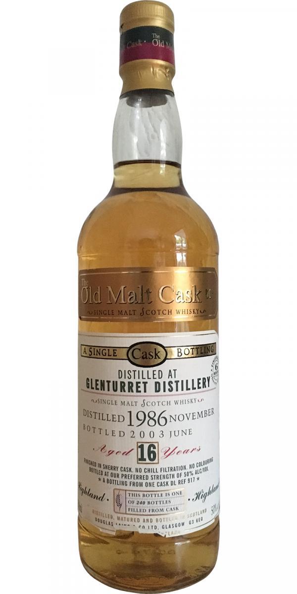 Glenturret 1986 DL  The Old Malt Cask