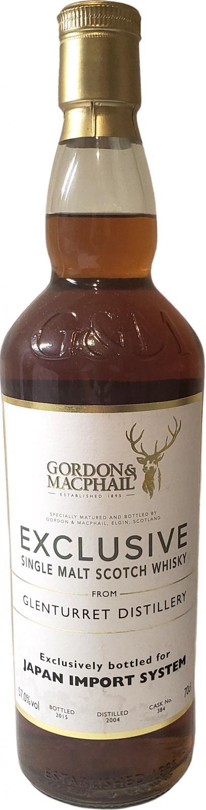 Glenturret 2004 GM  Exclusive for Japan Import System