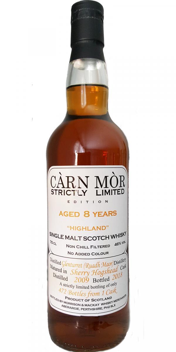 Glenturret 2009 MMcK  Càrn Mòr - Strictly Limited Edition