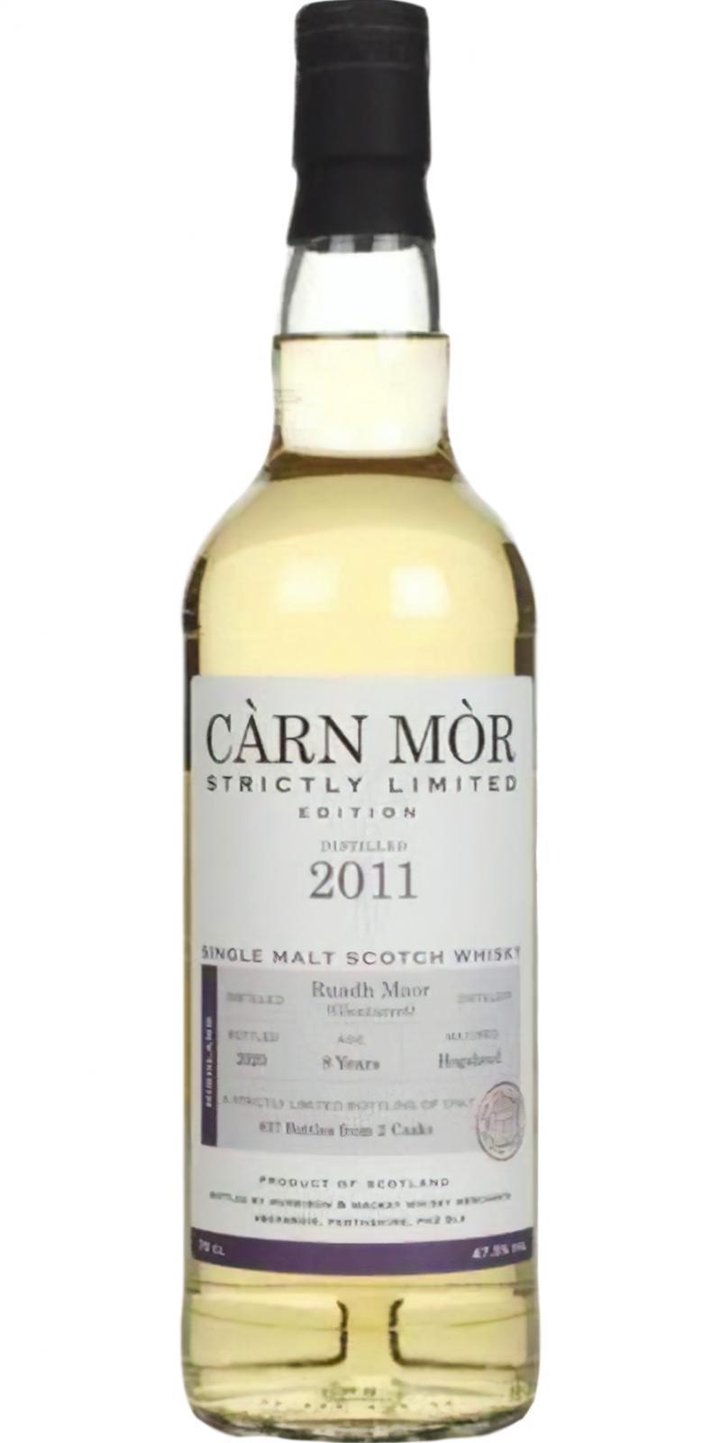 Ruadh Maor 2011 MMcK  Càrn Mòr - Strictly Limited Edition