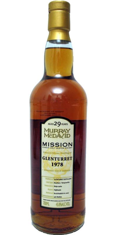 Glenturret 1978 MM  Mission Gold