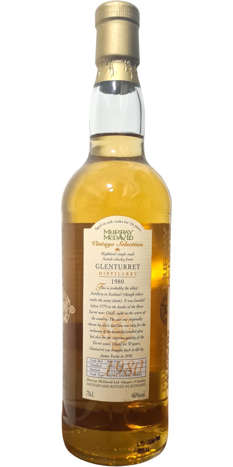 Glenturret 1980 MM  Vintage Selection