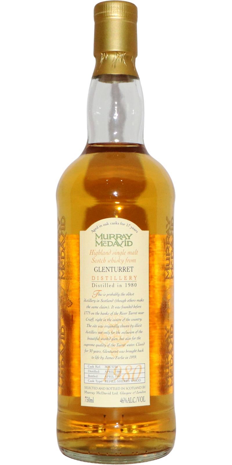 Glenturret 1980 MM  Vintage Selection