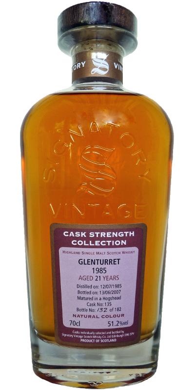 Glenturret 1985 SV  Cask Strength Collection
