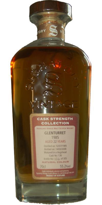 Glenturret 1985 SV  Cask Strength Collection
