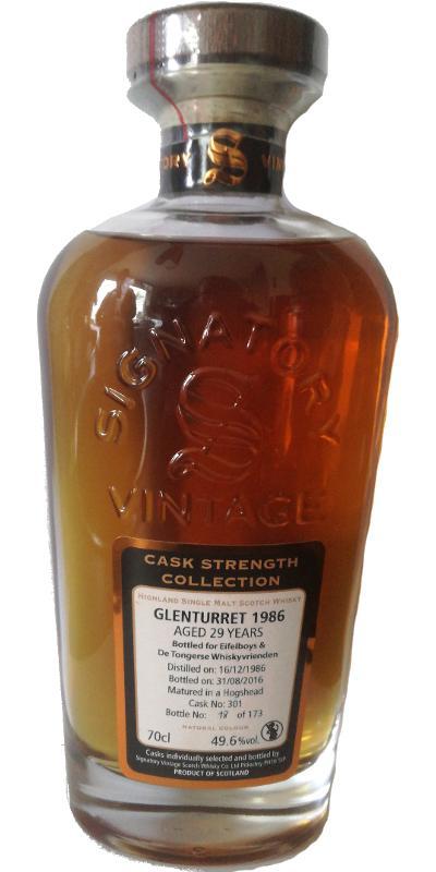 Glenturret 1986 SV  Cask Strength Collection