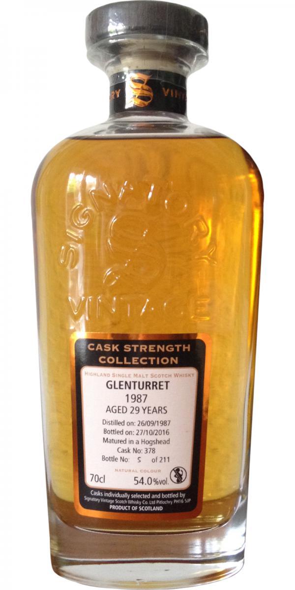 Glenturret 1987 SV  Cask Strength Collection