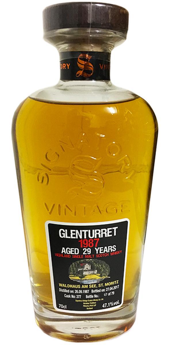 Glenturret 1987 SV  Cask Strength Collection