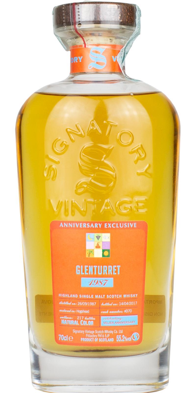 Glenturret 1987 SV  Anniversary Exclusive