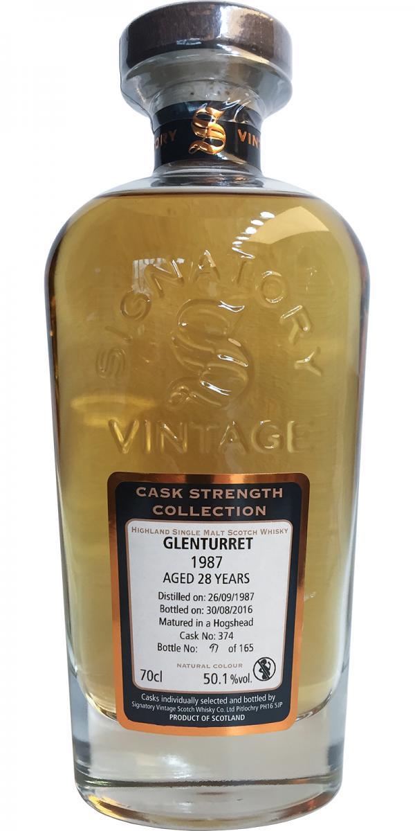 Glenturret 1987 SV  Cask Strength Collection
