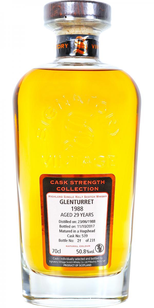 Glenturret 1988 SV  Cask Strength Collection