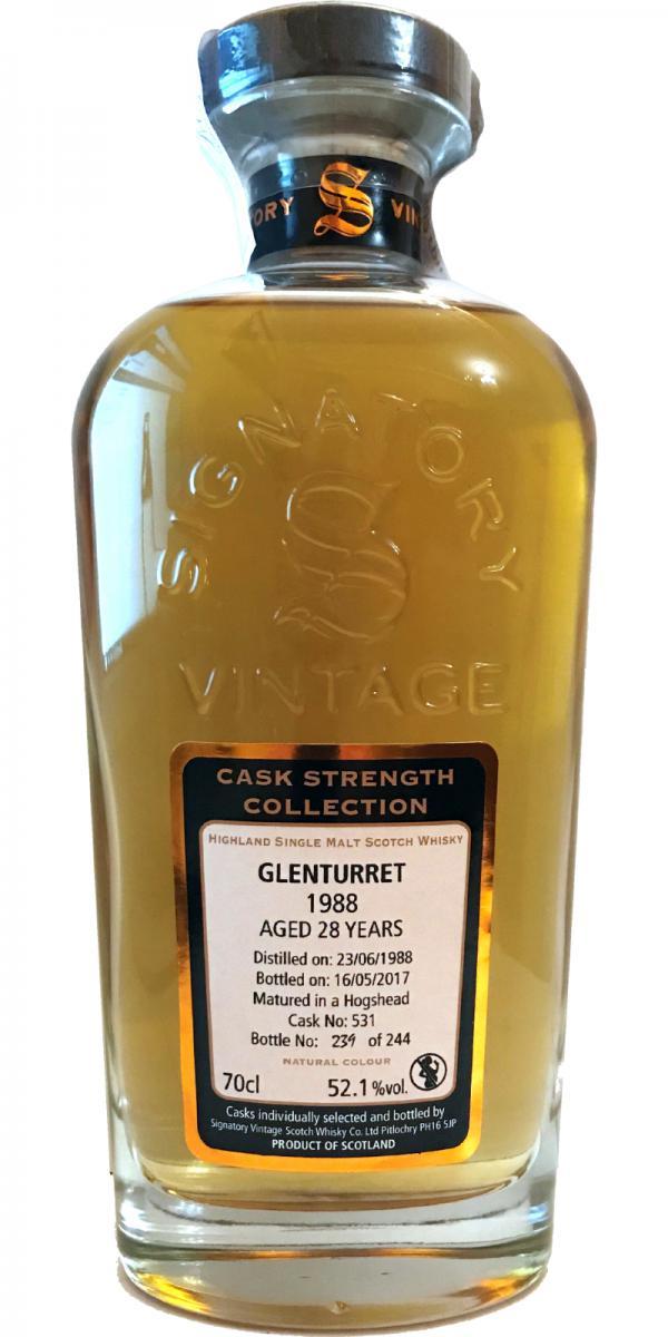 Glenturret 1988 SV  Cask Strength Collection