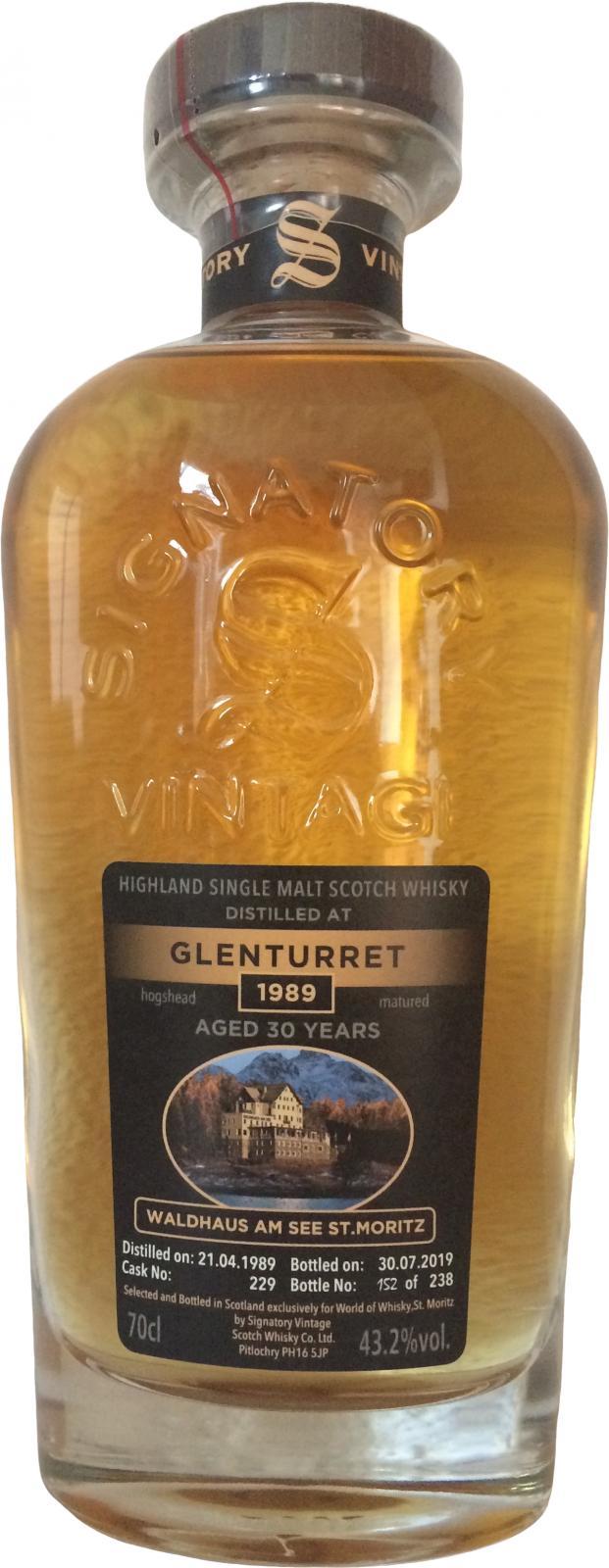 Glenturret 1989 SV  Cask Strength Collection
