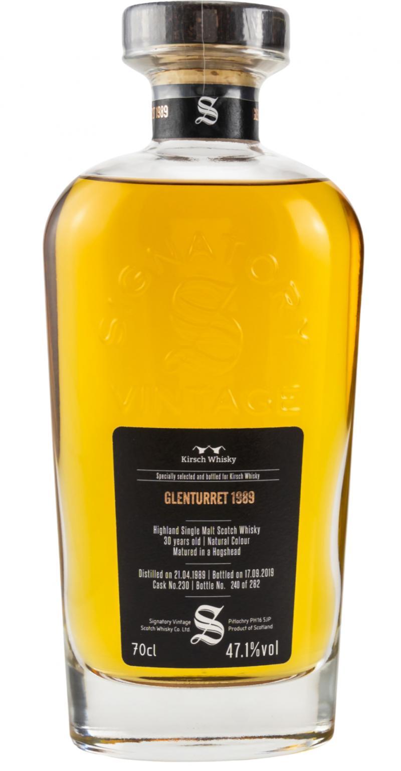 Glenturret 1989 SV  Cask Strength Collection