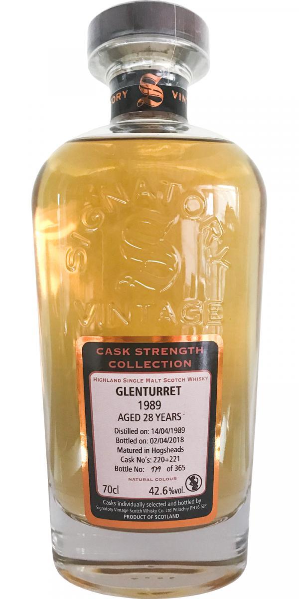 Glenturret 1989 SV  Cask Strength Collection