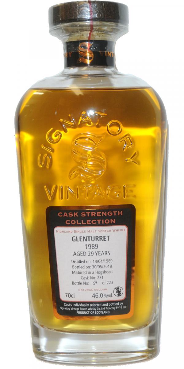 Glenturret 1989 SV  Cask Strength Collection