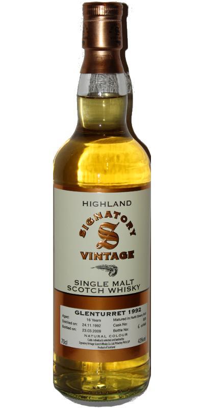 Glenturret 1992 SV  Vintage Collection