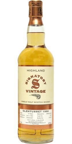 Glenturret 1992 SV  Vintage Collection