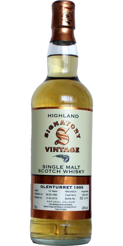 Glenturret 1995 SV  Vintage Collection