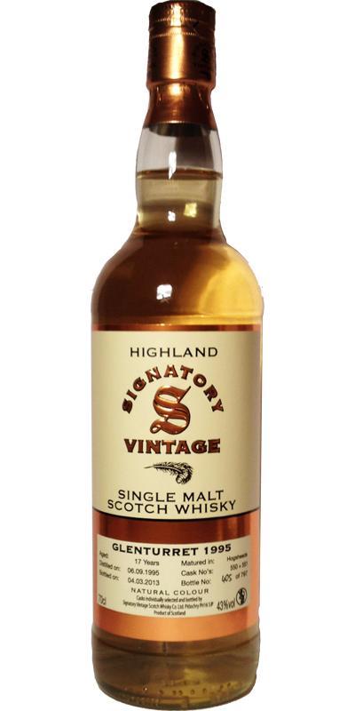 Glenturret 1995 SV  Vintage Collection