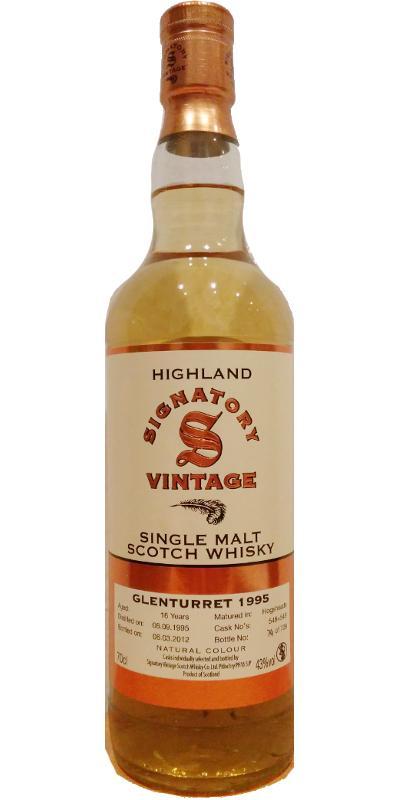 Glenturret 1995 SV  Vintage Collection
