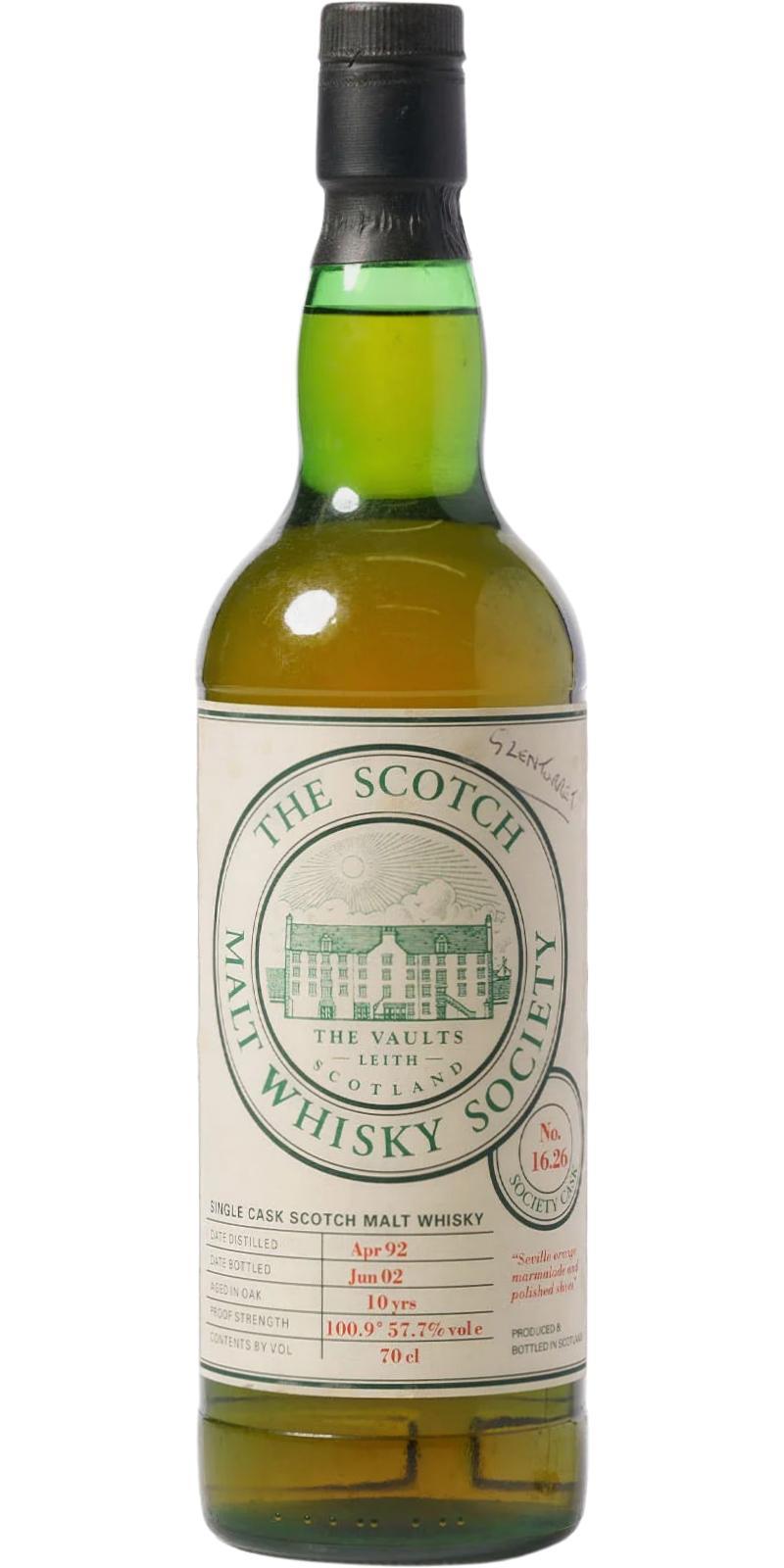 Glenturret 1992 SMWS 16.26  Seville orange marmalade and polished shoes